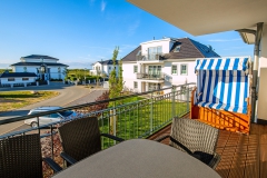Blick vom Balkon