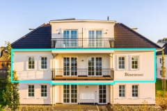 Wohnungsbreite über das gesamte Haus